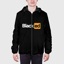 Куртка с капюшоном мужская Blacked, цвет: 3D-черный — фото 2