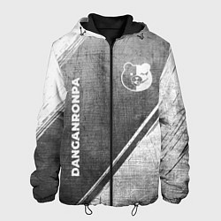 Куртка с капюшоном мужская Danganronpa - grey gradient вертикально, цвет: 3D-черный