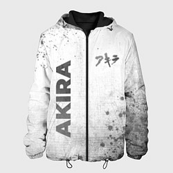 Куртка с капюшоном мужская Akira - white gradient вертикально, цвет: 3D-черный