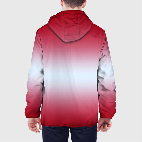 Мужская куртка Gradient color / 3D-Белый – фото 4