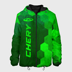 Мужская куртка Chery - green gradient по-вертикали