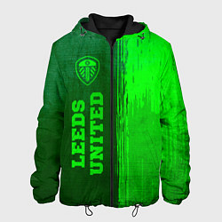 Мужская куртка Leeds United - green gradient по-вертикали