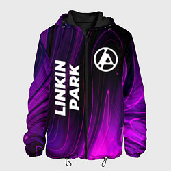 Куртка с капюшоном мужская Linkin Park 2024 violet plasma, цвет: 3D-черный