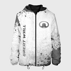 Мужская куртка Great Wall - white gradient вертикально