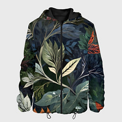 Мужская куртка Объемные листья