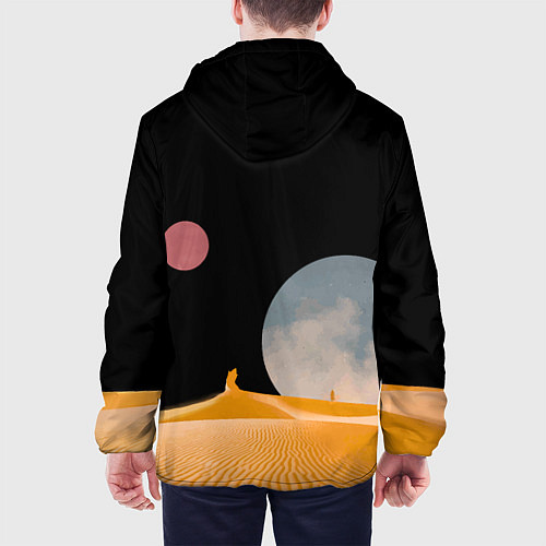 Мужская куртка Arrakis sandworm Dune / 3D-Белый – фото 4