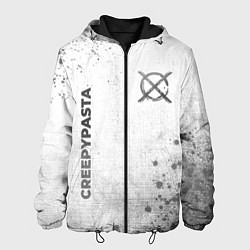 Мужская куртка CreepyPasta - white gradient вертикально