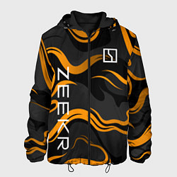 Мужская куртка Zeekr - оранжевые волны