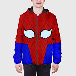 Куртка с капюшоном мужская Spider-Man - eyes, цвет: 3D-черный — фото 2