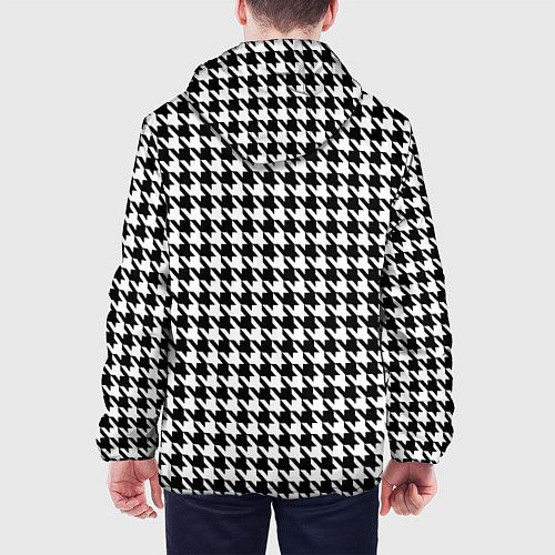Мужская куртка Гусиные лапки / 3D-Белый – фото 4