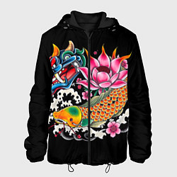 Мужская куртка Татуировка в японском стиле