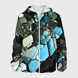 Мужская куртка Чёрно-синий камень