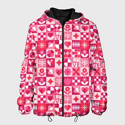 Мужская куртка День святого Валентина - паттерн