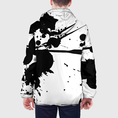 Мужская куртка Art blots - vanguard / 3D-Черный – фото 4