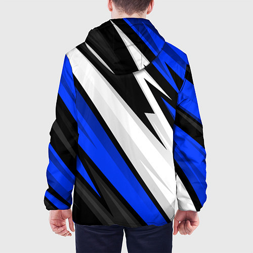 Мужская куртка Exeed - blue sport / 3D-Белый – фото 4