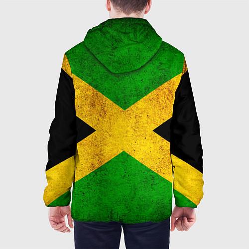 Мужская куртка Jamaica flag / 3D-Белый – фото 4