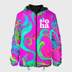 Мужская куртка Abstract floral pattern - aloha