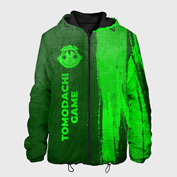 Мужская куртка Tomodachi Game - green gradient по-вертикали