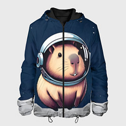 Мужская куртка Капибара космонавт в космосе