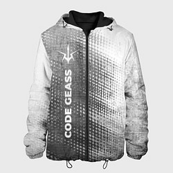Куртка с капюшоном мужская Code Geass - grey gradient по-вертикали, цвет: 3D-черный