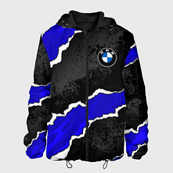 Мужская куртка BMW - синие разрывы