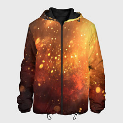 Мужская куртка Золотая блестящая текстура