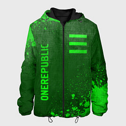 Мужская куртка OneRepublic - green gradient вертикально