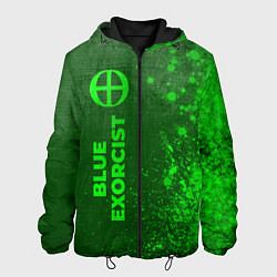 Мужская куртка Blue Exorcist - green gradient по-вертикали
