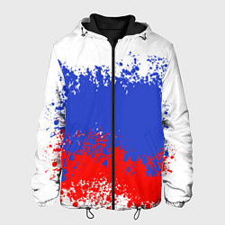 Мужская куртка Флаг России в виде хаотичных пятен