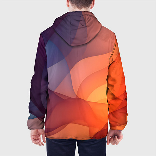 Мужская куртка Летящая вуаль / 3D-Белый – фото 4