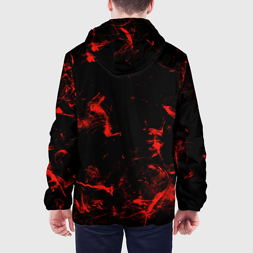 Мужская куртка Color red black / 3D-Белый – фото 4