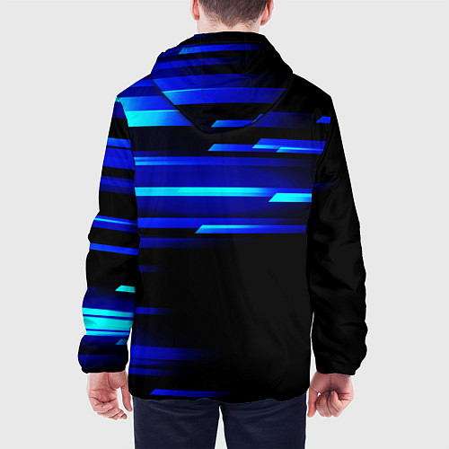 Мужская куртка Color blue black / 3D-Белый – фото 4