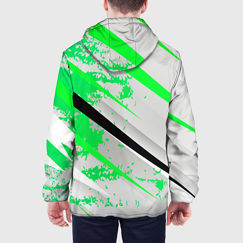Мужская куртка Color white light green / 3D-Белый – фото 4