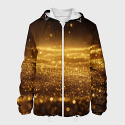 Мужская куртка Золотая пыль на черном