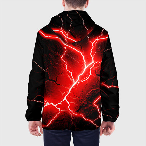 Мужская куртка Lightning / 3D-Белый – фото 4