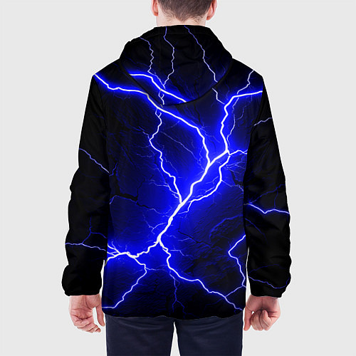 Мужская куртка Color blue black / 3D-Белый – фото 4