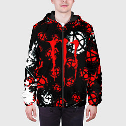 Куртка с капюшоном мужская Monster energy anarhy, цвет: 3D-черный — фото 2