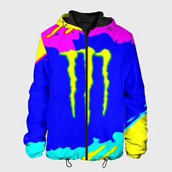 Мужская куртка Monster energy краски цветные