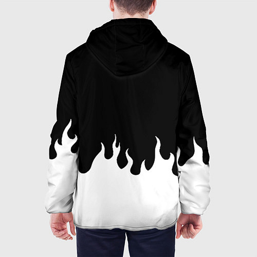 Мужская куртка Monster energy red logo / 3D-Белый – фото 4