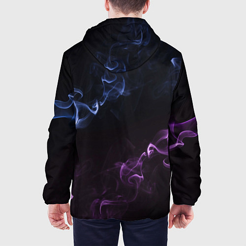 Мужская куртка Color black blue pink / 3D-Белый – фото 4