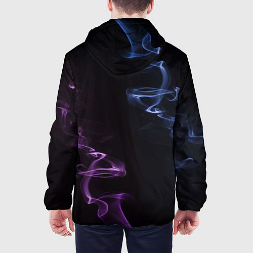 Мужская куртка Color black blue pink / 3D-Белый – фото 4
