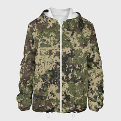 Мужская куртка Камуфляж защитный пиксельный