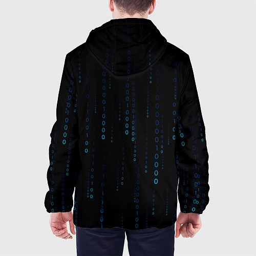 Мужская куртка Color black blue / 3D-Белый – фото 4
