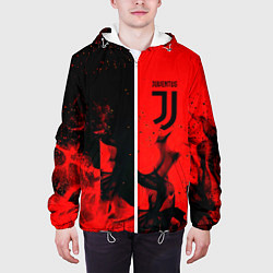 Куртка с капюшоном мужская Juventus огненнный, цвет: 3D-белый — фото 2