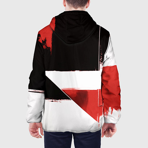 Мужская куртка Mazda логотип / 3D-Белый – фото 4