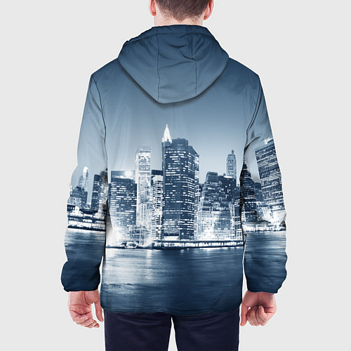 Мужская куртка New York город / 3D-Белый – фото 4