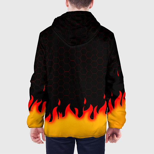 Мужская куртка AEK fire hexagon / 3D-Белый – фото 4