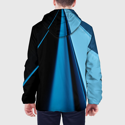 Мужская куртка Black blue / 3D-Белый – фото 4