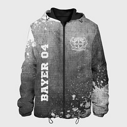 Мужская куртка Bayer 04 - grey gradient вертикально