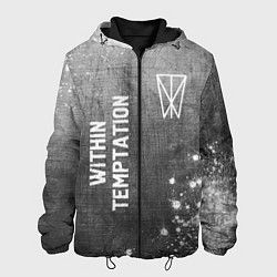 Мужская куртка Within Temptation - grey gradient вертикально